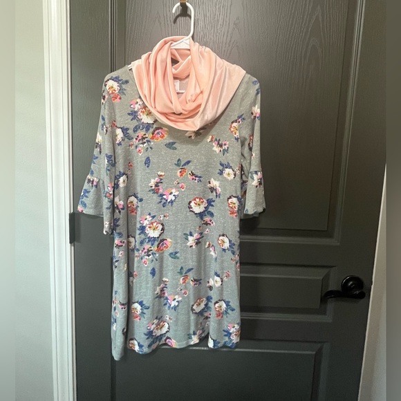 Girl’s Fall Dress with Scarf - Picture 1 of 1